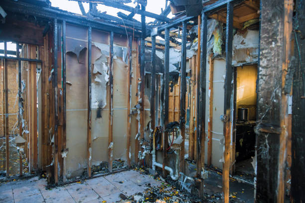 Professional Fire Damage Removal technician working in Broad Creek, NC